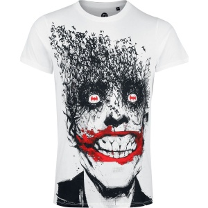 Batman The Joker - Jokerfly Tričko bílá - Merchstore.cz