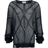 Beetlejuice Spider Web Pletený svetr černá - Merchstore.cz