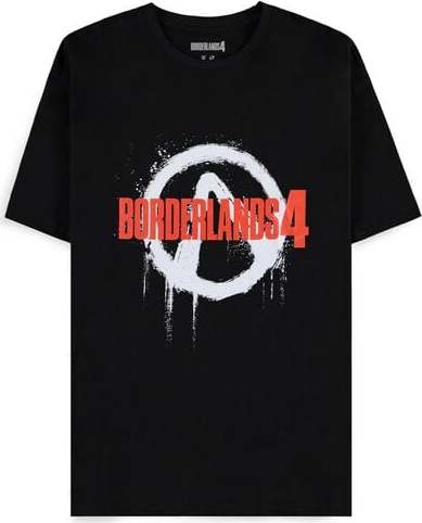 Borderlands Borderlands 4 Logo Tričko černá - Merchstore.cz Borderlands Borderlands 4 Logo Tričko černá - Merchstore.cz