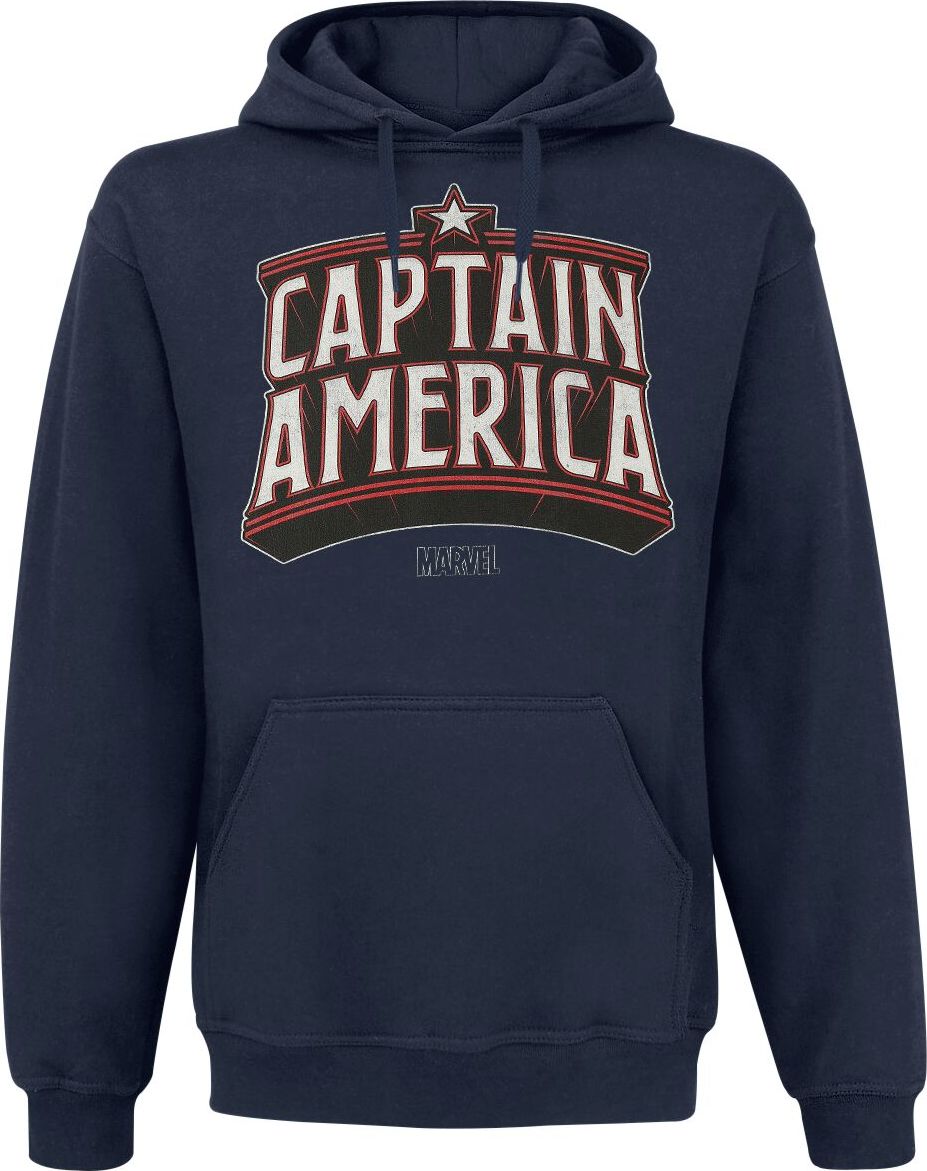 Captain America Capiain America Arch Mikina s kapucí námořnická modrá - Merchstore.cz Captain America Capiain America Arch Mikina s kapucí námořnická modrá - Merchstore.cz