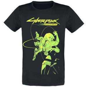 Cyberpunk Edgerunners - David and Lucy Tričko černá - Merchstore.cz