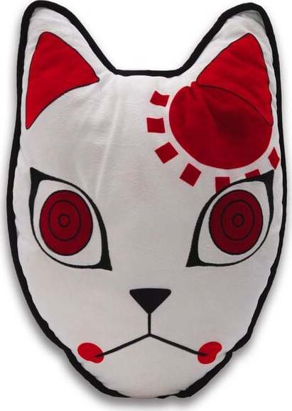 Demon Slayer Fox Mask dekorace polštár vícebarevný - Merchstore.cz Demon Slayer Fox Mask dekorace polštár vícebarevný - Merchstore.cz
