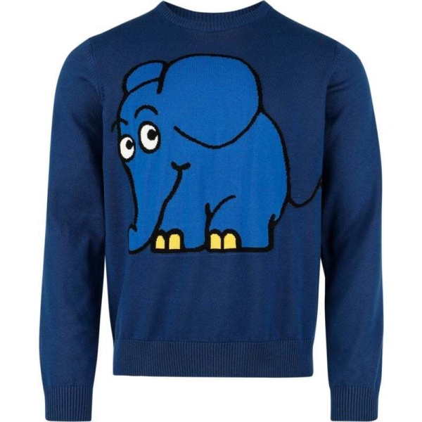 Die Sendung mit der Maus Elefant Pletený svetr modrá - Merchstore.cz