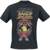 Die Simpsons All The Best Bands Tričko černá - Merchstore.cz