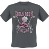 Die Simpsons Girls Rock Tričko charcoal - Merchstore.cz