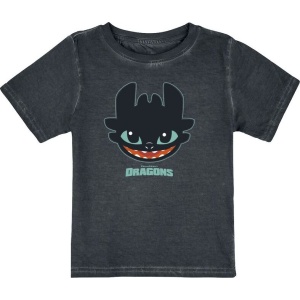 Drachenzähmen leicht gemacht Kids - Ohnezahn Kopf detské tricko vícebarevný - Merchstore.cz