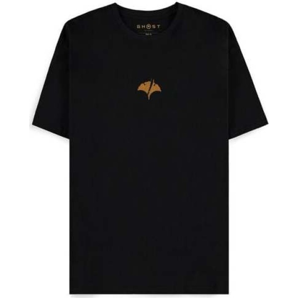 Ghost of Yotei Ginkgo Blatt Tričko černá - Merchstore.cz