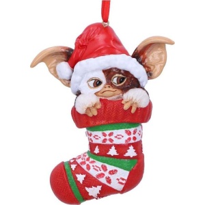 Gremlins Gizmo in Stocking Vánocní ozdoba - koule standard - Merchstore.cz