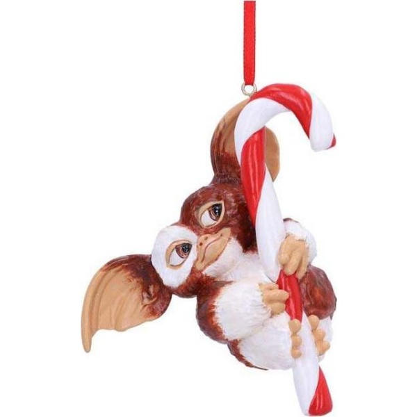 Gremlins Nemesis Now - Gizmo Candy Cane Vánocní ozdoba - koule standard - Merchstore.cz