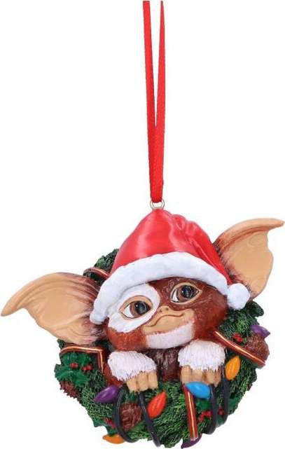 Gremlins Visící ozdoba Nemesis Now - Gizmo in Wreath Vánocní ozdoba - koule standard - Merchstore.cz Gremlins Visící ozdoba Nemesis Now - Gizmo in Wreath Vánocní ozdoba - koule standard - Merchstore.cz