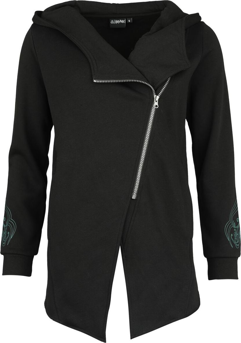 Harry Potter Death Eater Dámská mikina s kapucí na zip černá - Merchstore.cz Harry Potter Death Eater Dámská mikina s kapucí na zip černá - Merchstore.cz