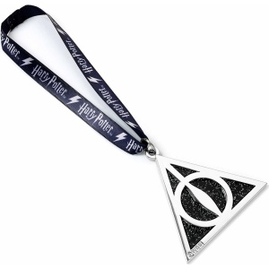 Harry Potter Deathly Hallows - Relikvie smrti Vánocní ozdoba - koule cerná/stríbrná - Merchstore.cz