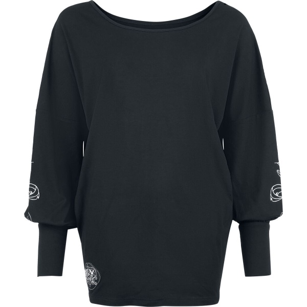 Harry Potter Hedwig Dámské tričko s dlouhými rukávy černá - Merchstore.cz