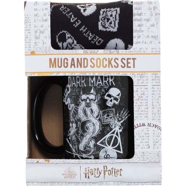 Harry Potter Hrnek s ponožkami Dark Arts Hrnek vícebarevný - Merchstore.cz