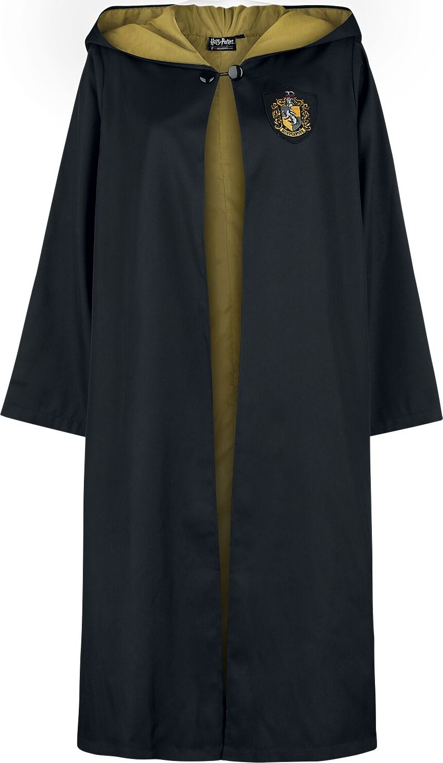 Harry Potter Hufflepuff Plášť černá - Merchstore.cz Harry Potter Hufflepuff Plášť černá - Merchstore.cz
