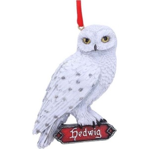 Harry Potter Nemesis Now - Hedwig Vánocní ozdoba - koule standard - Merchstore.cz