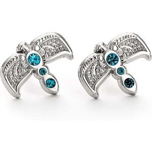 Harry Potter Ravenclaw Diadem náušnice stríbrná - Merchstore.cz