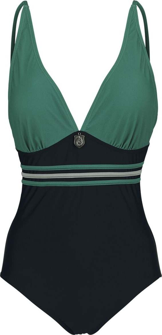 Harry Potter Slytherin Plavky cerná/zelená - Merchstore.cz