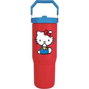 Hello Kitty Láhev Hello Kitty láhev cervená/modrá - Merchstore.cz