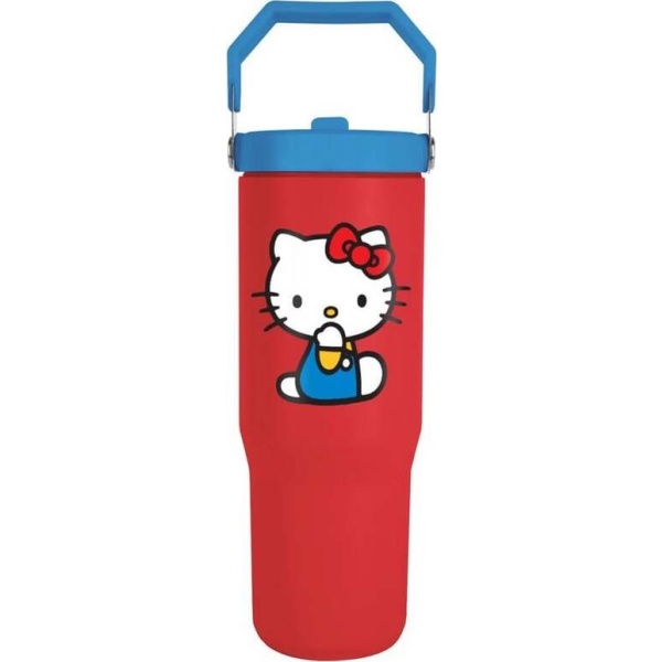 Hello Kitty Láhev Hello Kitty láhev cervená/modrá - Merchstore.cz