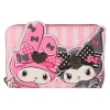 Hello Kitty Loungefly - My Melody & Kuromi Peněženka vícebarevný - Merchstore.cz