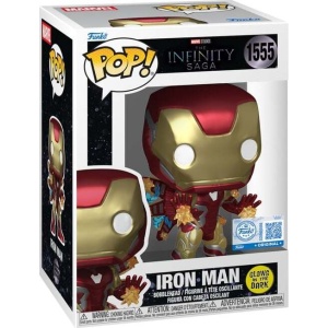 Iron Man Vinylová figurka č.1555 Iron Man (svítí v tmě' Sberatelská postava standard - Merchstore.cz