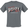 IT Welcome To Derry Greetings Tričko charcoal - Merchstore.cz