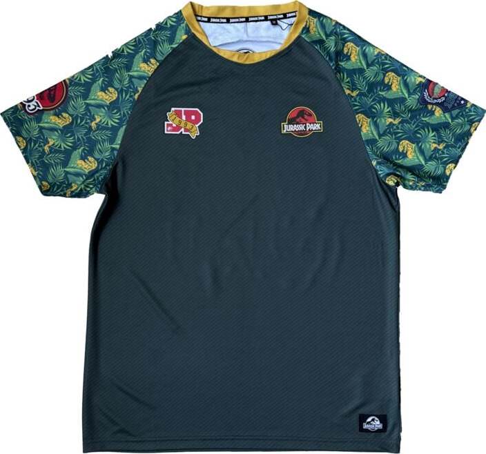 Jurassic Park Fotbalový dres 93 Dres pro fanoušky vícebarevný - Merchstore.cz Jurassic Park Fotbalový dres 93 Dres pro fanoušky vícebarevný - Merchstore.cz