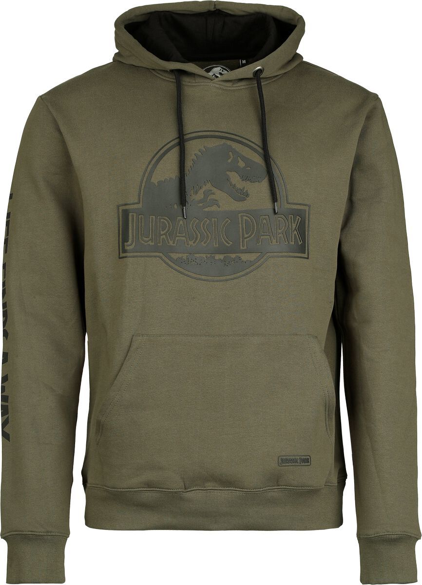 Jurassic Park Jurassic Park Logo Mikina s kapucí khaki - Merchstore.cz Jurassic Park Jurassic Park Logo Mikina s kapucí khaki - Merchstore.cz