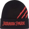 Jurassic Park Slash Beanie čepice cerná/cervená - Merchstore.cz