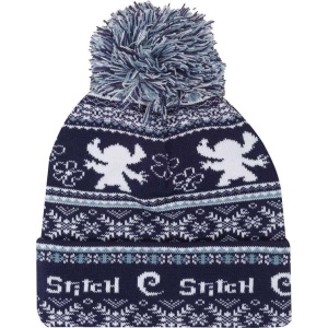 Lilo & Stitch Fair Isle Bambule modrá/bílá - Merchstore.cz