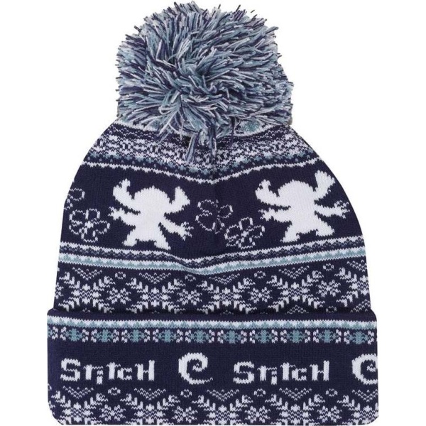 Lilo & Stitch Fair Isle Bambule modrá/bílá - Merchstore.cz