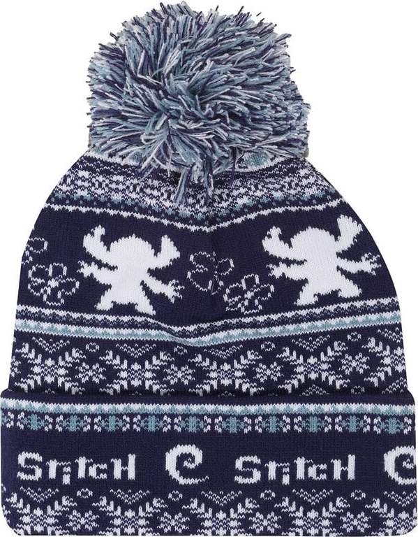 Lilo & Stitch Fair Isle Bambule modrá/bílá - Merchstore.cz Lilo & Stitch Fair Isle Bambule modrá/bílá - Merchstore.cz