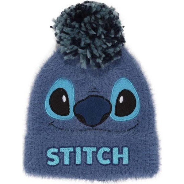 Lilo & Stitch Stitch Fluffy Pom Bambule modrá - Merchstore.cz