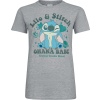 Lilo & Stitch Stitch Ohana Babe Dámské tričko prošedivelá - Merchstore.cz