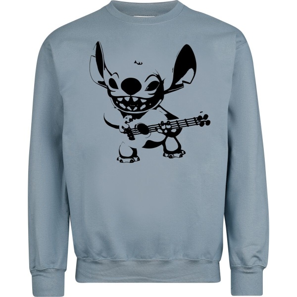 Lilo & Stitch Stitch rocks Mikina modrá - Merchstore.cz