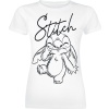 Lilo & Stitch Stitch Sketchy Surprise Dámské tričko bílá - Merchstore.cz