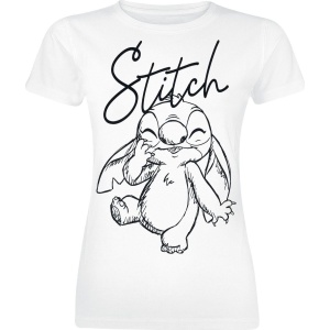 Lilo & Stitch Stitch Sketchy Surprise Dámské tričko bílá - Merchstore.cz