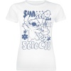 Lilo & Stitch Sun Sea And Stitch Dámské tričko bílá - Merchstore.cz