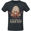 Looney Tunes I'm Afraid I Mustache You To Back Off Tričko černá - Merchstore.cz