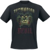 Looney Tunes Tasmanian Devil Tričko černá - Merchstore.cz