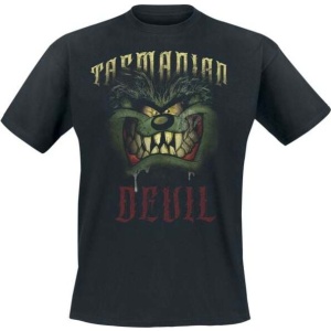 Looney Tunes Tasmanian Devil Tričko černá - Merchstore.cz