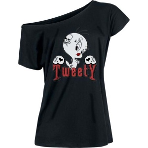 Looney Tunes Tweety - Tattoo Dámské tričko černá - Merchstore.cz