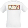 Marvel Glitch Logo Tričko bílá - Merchstore.cz