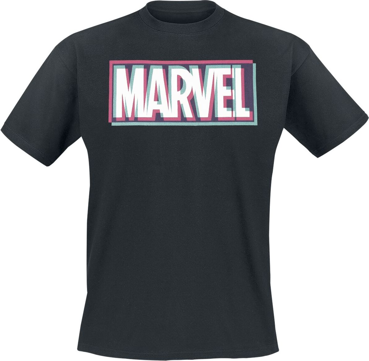 Marvel Glitch Logo Tričko černá - Merchstore.cz Marvel Glitch Logo Tričko černá - Merchstore.cz