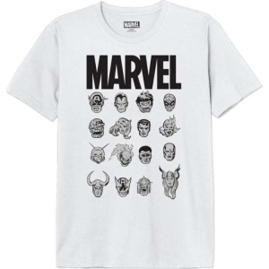 Marvel Marvel Character Tričko bílá - Merchstore.cz