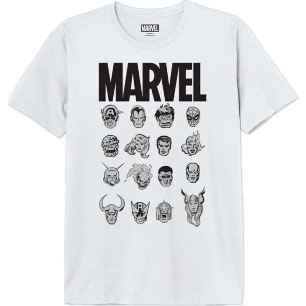 Marvel Marvel Character Tričko bílá - Merchstore.cz