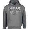 Marvel Spider Man Spider Man Sketch Mikina s kapucí charcoal - Merchstore.cz