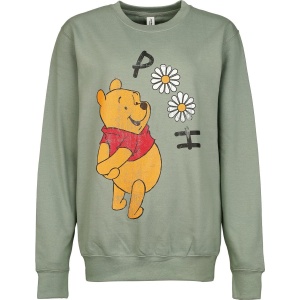 Medvídek Pu Winnie The Pooh Loves Nature Dámská mikina zelená - Merchstore.cz