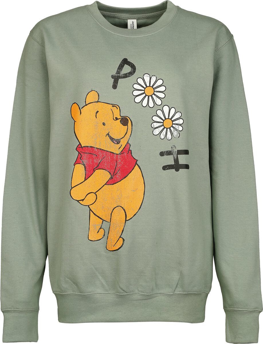 Medvídek Pu Winnie The Pooh Loves Nature Dámská mikina zelená - Merchstore.cz Medvídek Pu Winnie The Pooh Loves Nature Dámská mikina zelená - Merchstore.cz